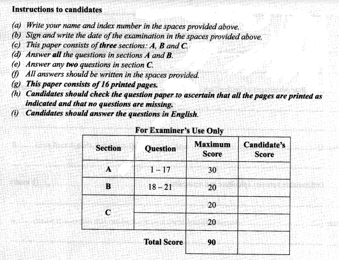 KNEC KCSE Past Papers Agriculture 2015 - Ugfacts.net/ke