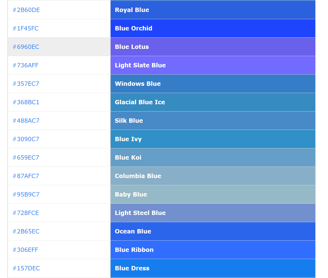Navy Blue Color, Codes and Facts – HTML Color Codes